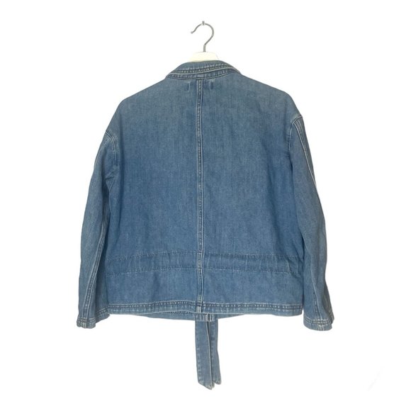 Madewell Denim Southlake Military Jacket Size XXS Casual - Picture 6 of 14